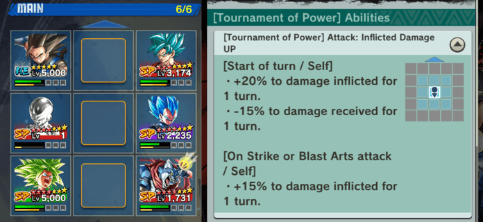 Tournament of Power, Dragon Ball Legends