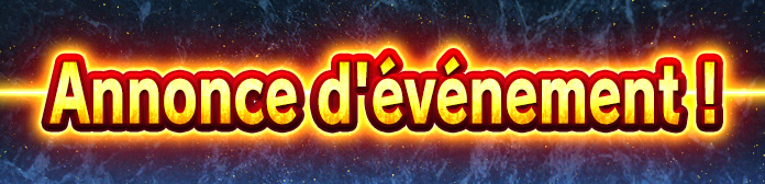 Concernant l'événement bientôt disponible